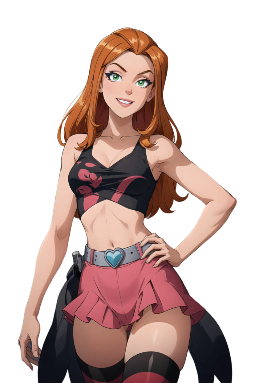 Sam Totally Spies Waifu Weatherproof Anime Sticker 6 Sam Totally Spies Waifu Weatherproof Anime Sticker 6