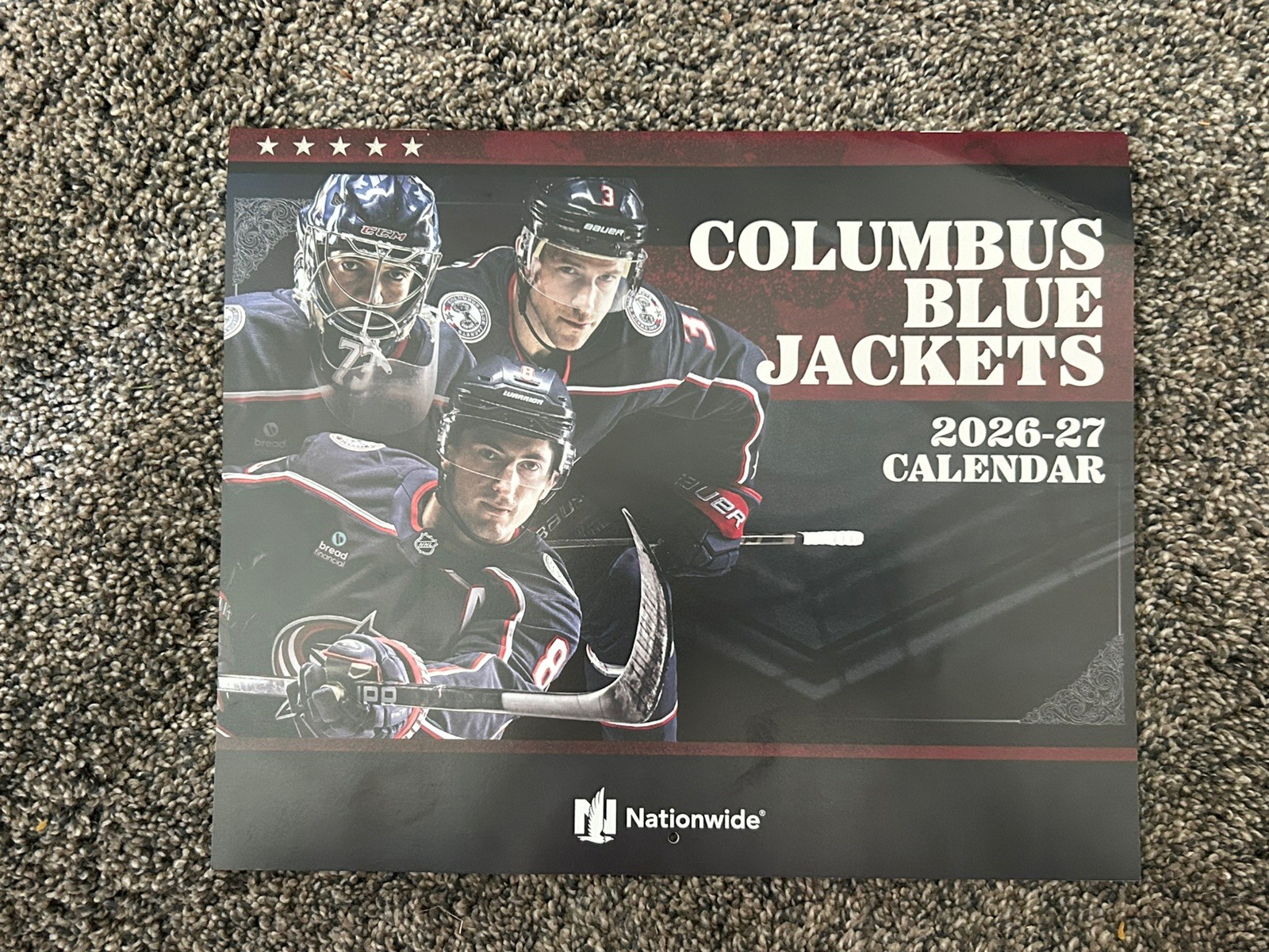Columbus Blue Jackets 2026-27 Calendar 