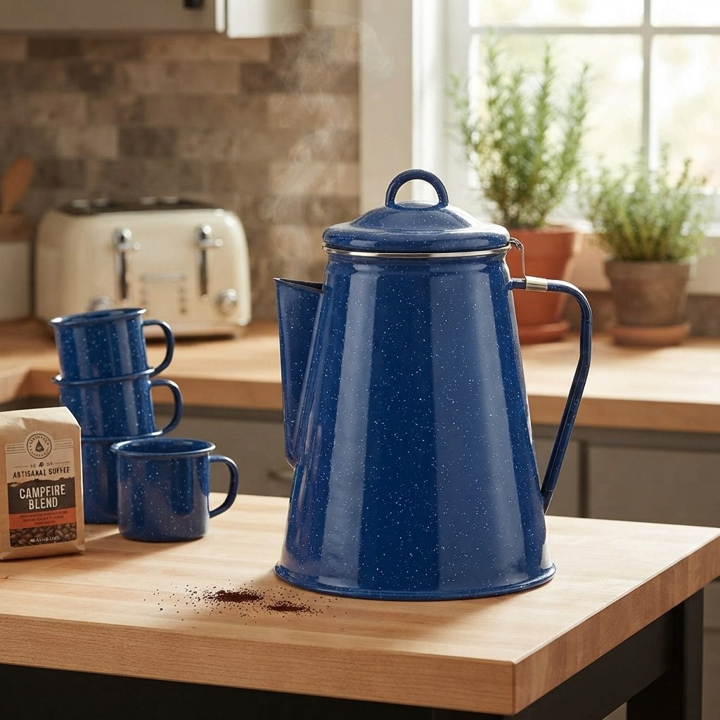 Classic Percolator Coffee Pot — the Most Nostalgic Camping Coffee Pot Now Modern