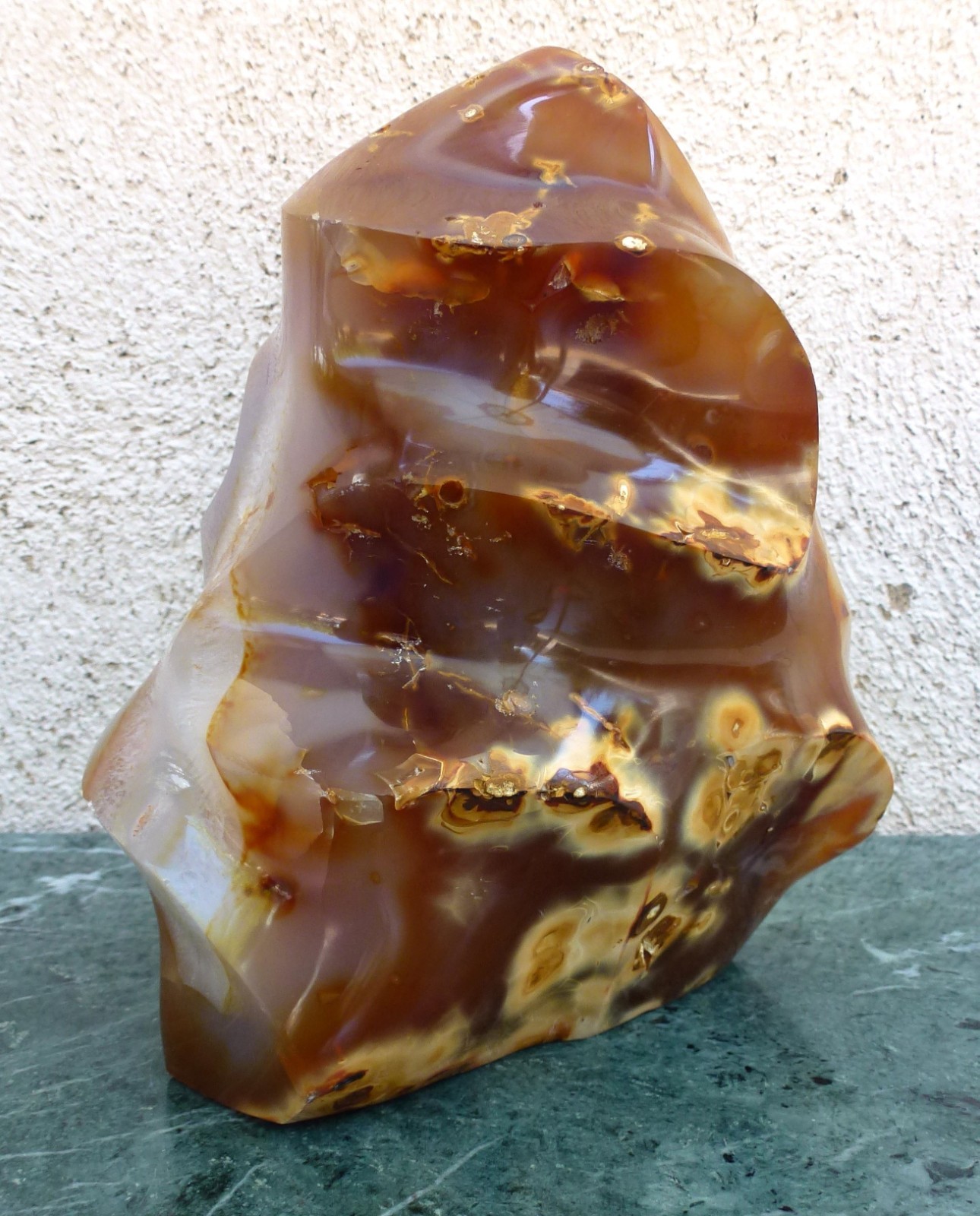 Nice Medium Natural Polished Agate Flame Torch Quartz - 7.9 Lbs. / 3.6 Kg Nice Medium Natural Polished Agate Flame Torch Quartz - 7.9 Lbs. / 3.6 Kg