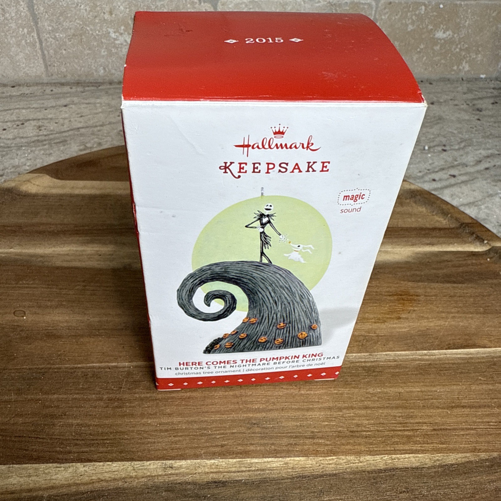 Hallmark 2015 Here Comes The Pumpkin King Nightmare Before Keepsake Ornament