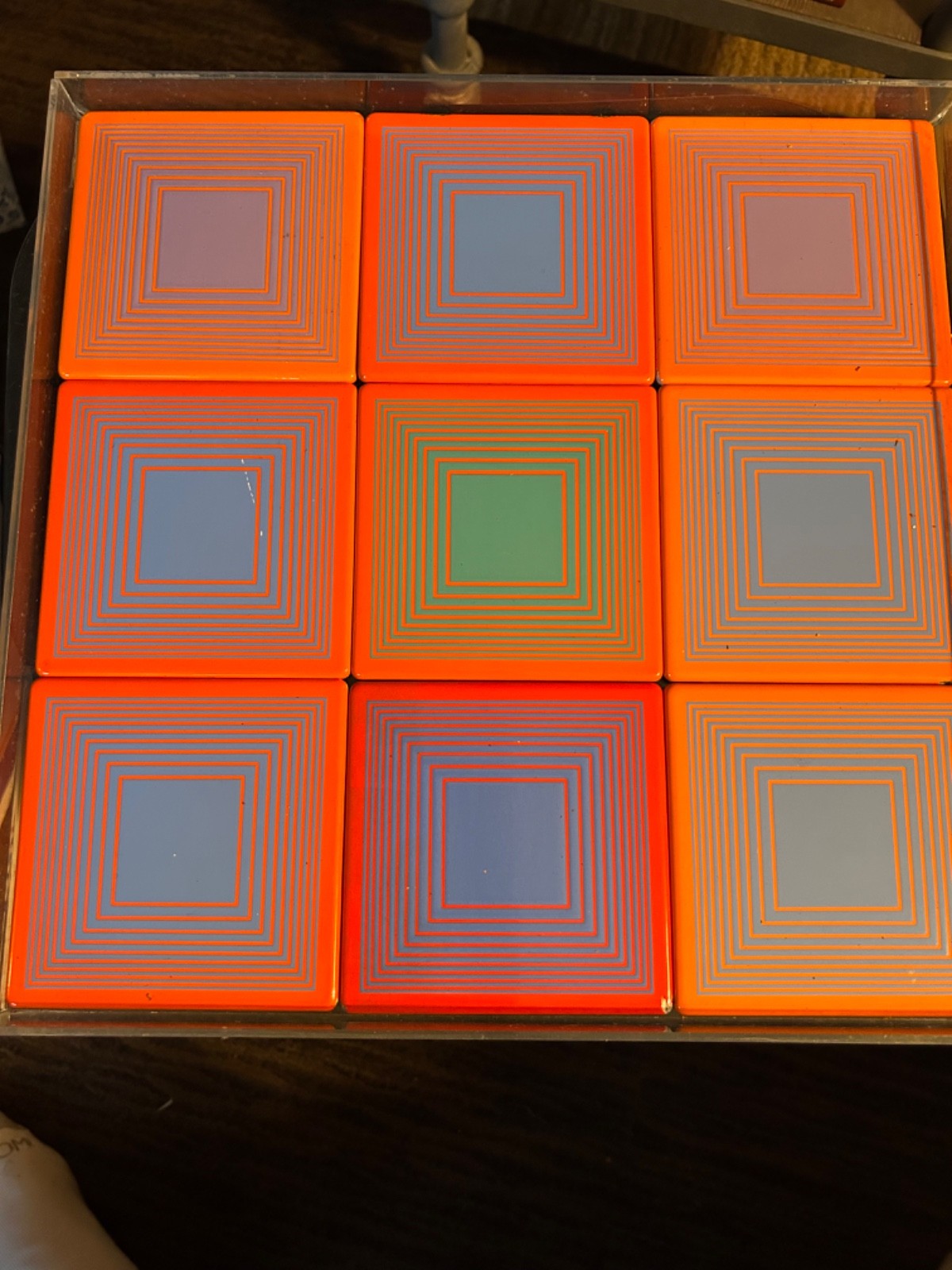 The Coaster Tray/ Richard Anuszkiewicz Limited Edition Made 1971