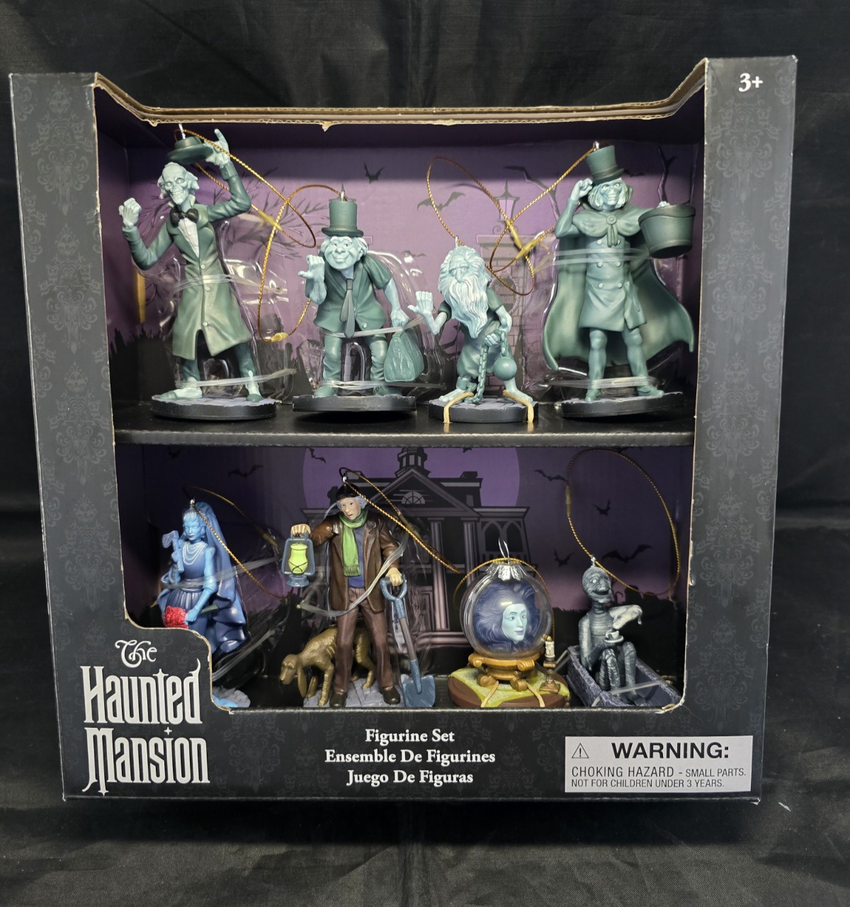 NEW Disney Haunted Mansion Custom Holiday Ornament 8pc Set - Christmas Figures