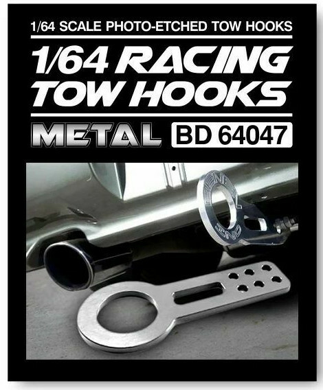 1/64 Metal RACING TOW HOOKS SET For Diecast Models 1/64 Metal RACING TOW HOOKS SET For Diecast Models