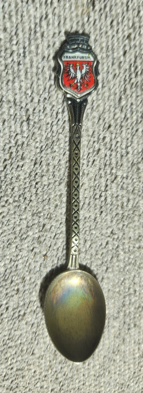 vintage Frankfurt am Main German .800 Silver alloy Demitasse spoon