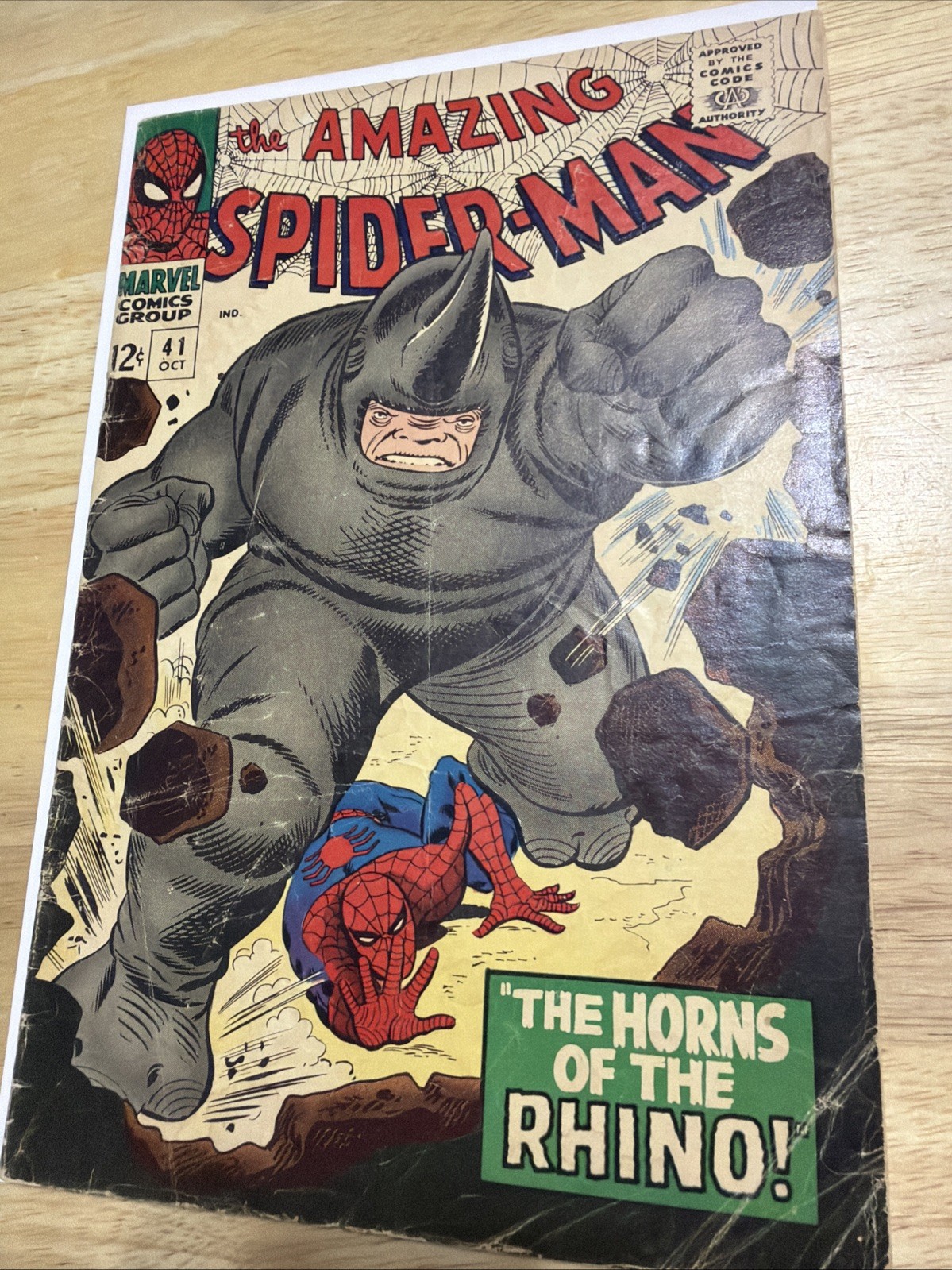 amazing spiderman 41 1966 First Appearance Of Rhino
