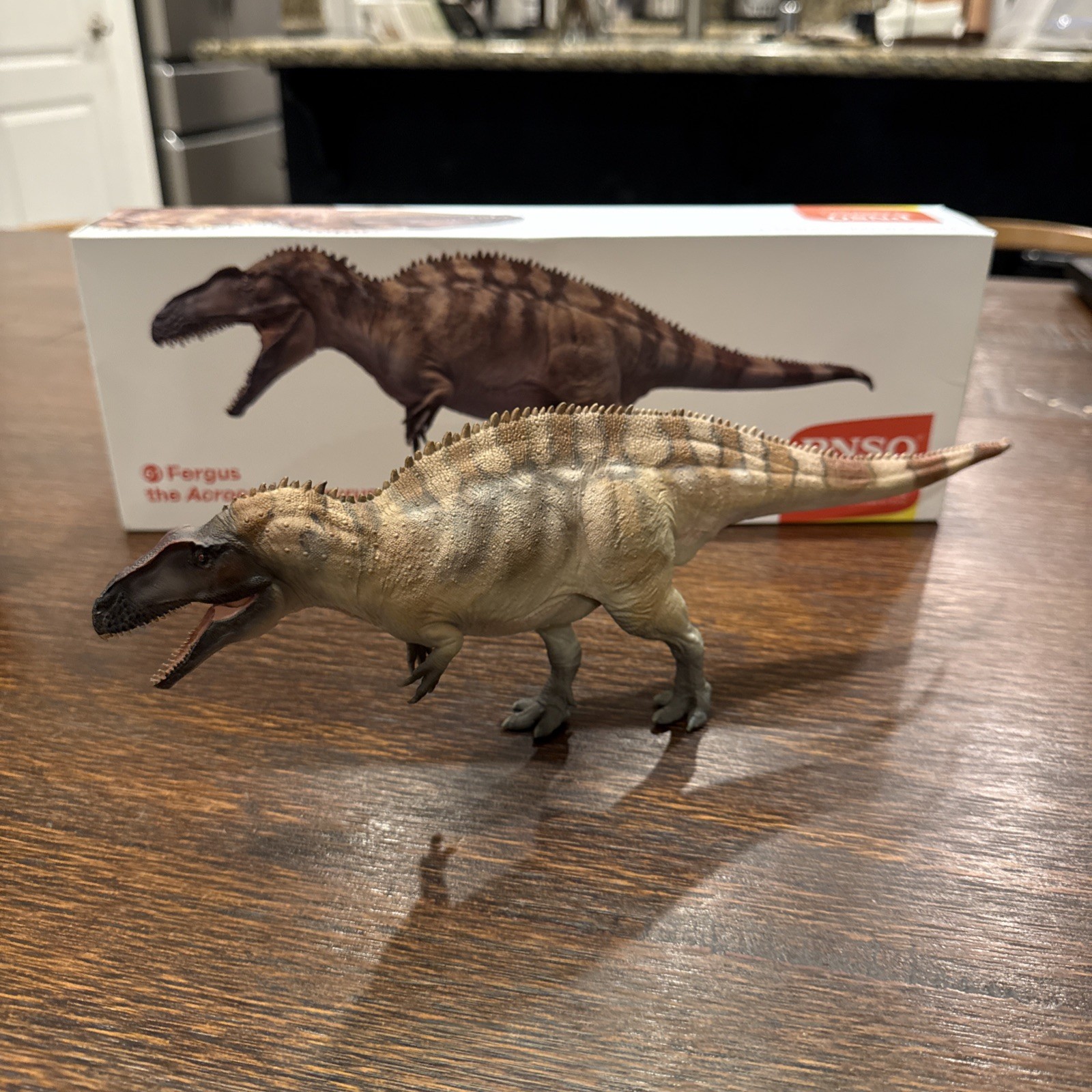 PNSO Acrocanthosaurus Fergus Figure Carcharodontosauridae Dinosaur Animal Model