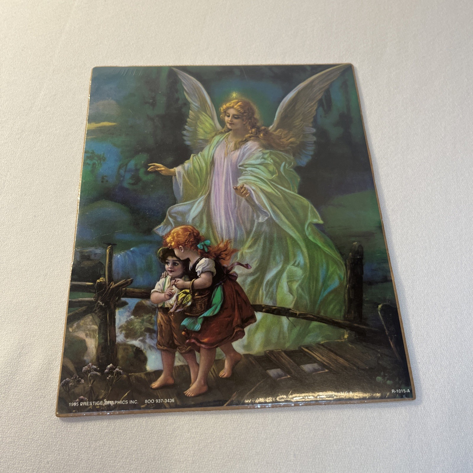 Vintage Guardian Angel Classic Print 8