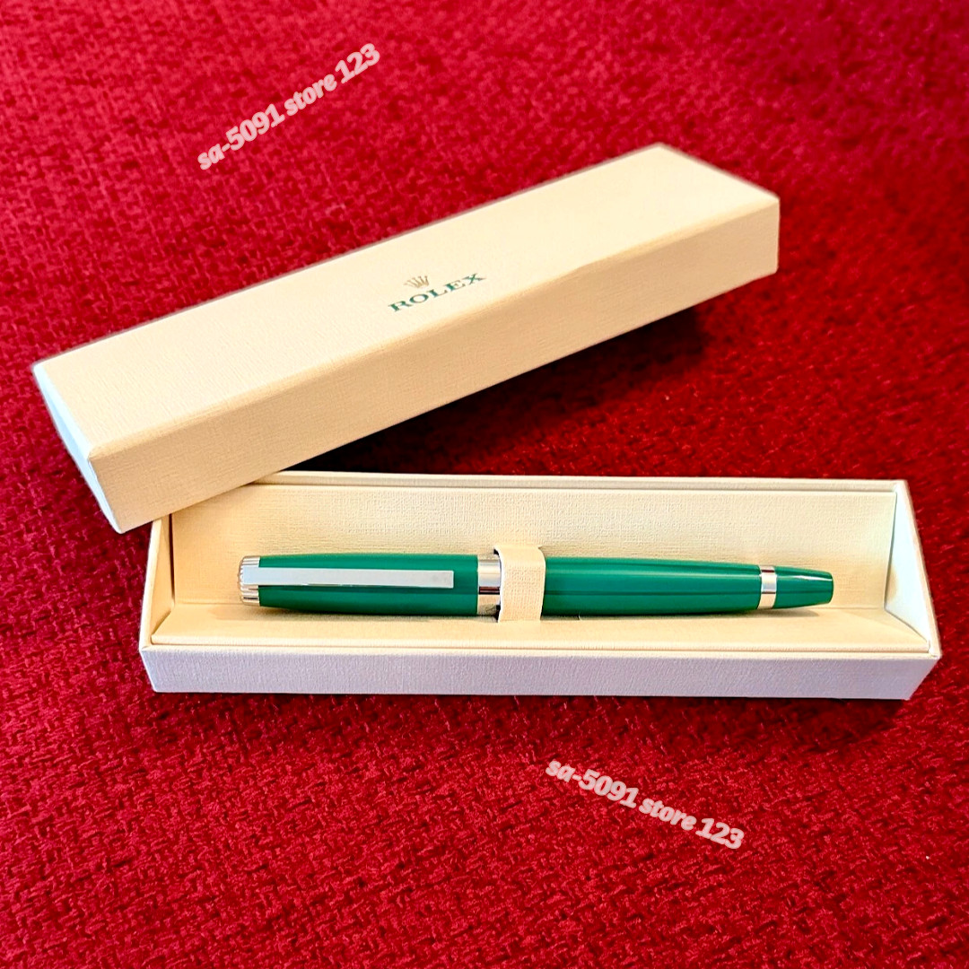 ROLEX Emerald Green Rollerball Pen Refillable Executive AD VIP Gift w/ Box ROLEX Emerald Green Rollerball Pen Refillable Executive AD VIP Gift w/ Box