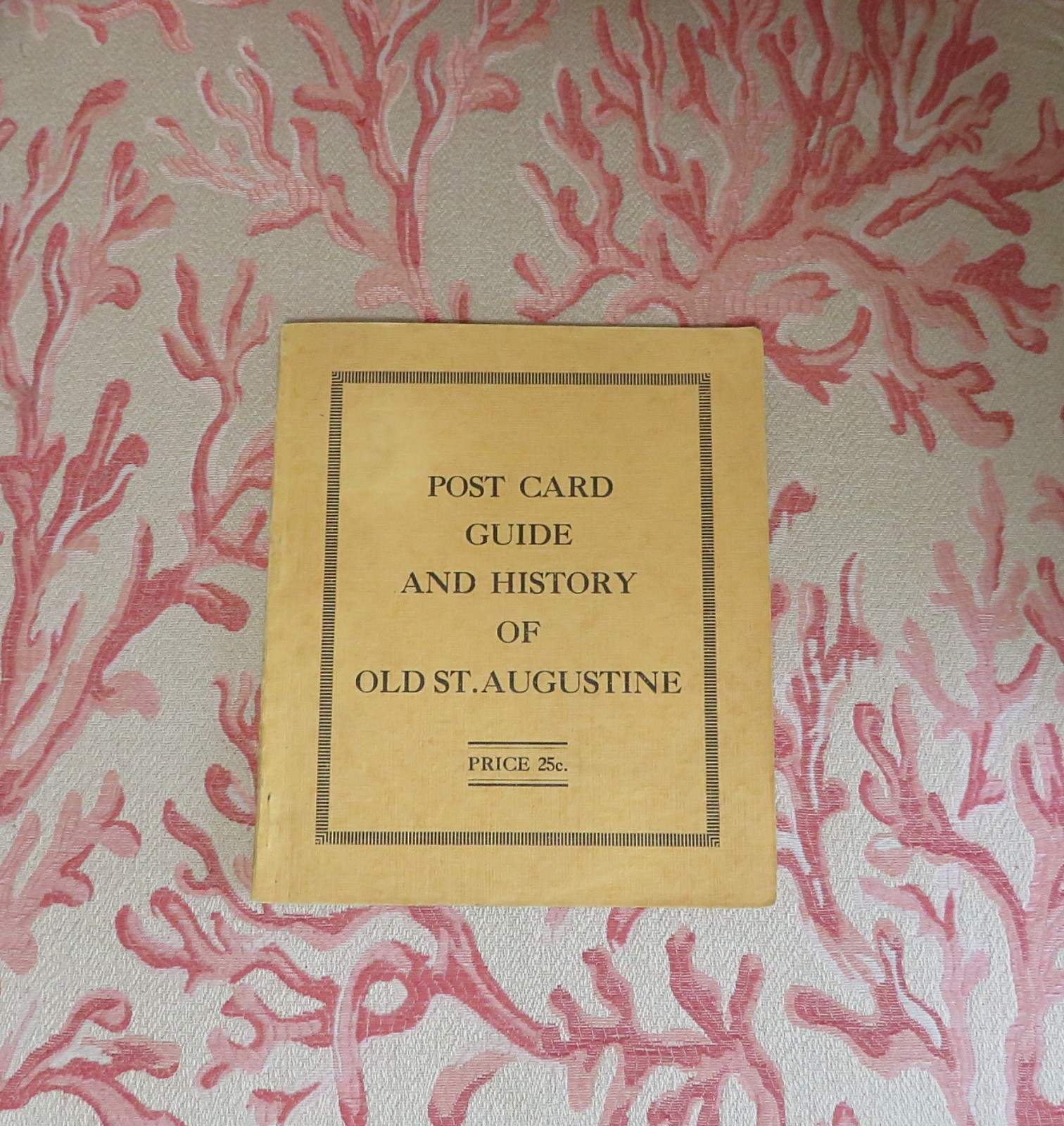 1912 Post Card Guide & History of Old St. Augustine FL H.J. Usina Book & 10cards
