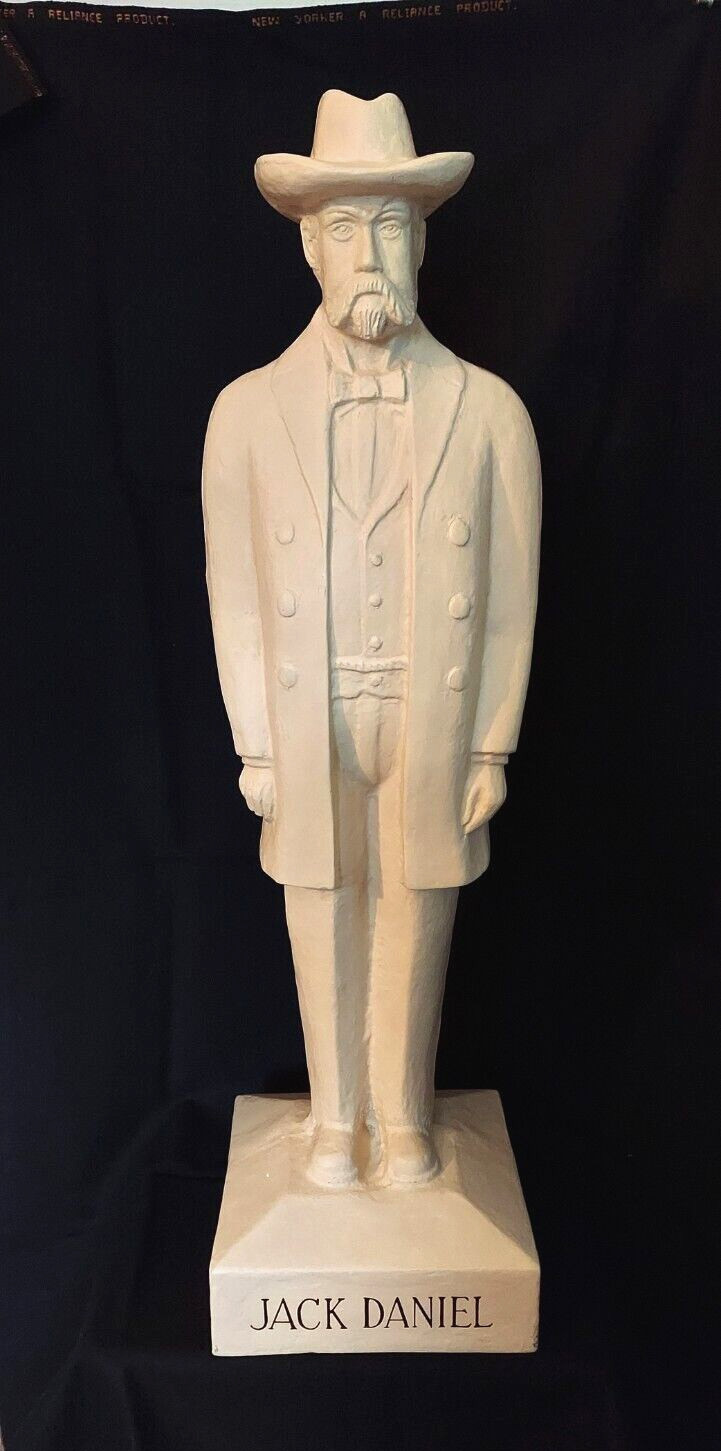 Jack Daniels Statue  31 1/2 in Tall   Lightweight  Collector's  Item Paper Mache