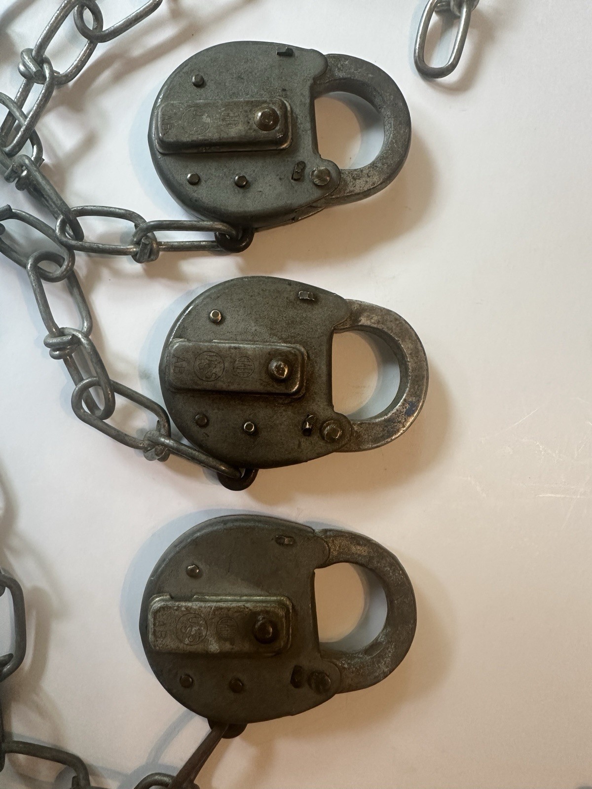 Lot of 3 Vintage Locks. Safe Padlock and Hardware Company. Made In USA