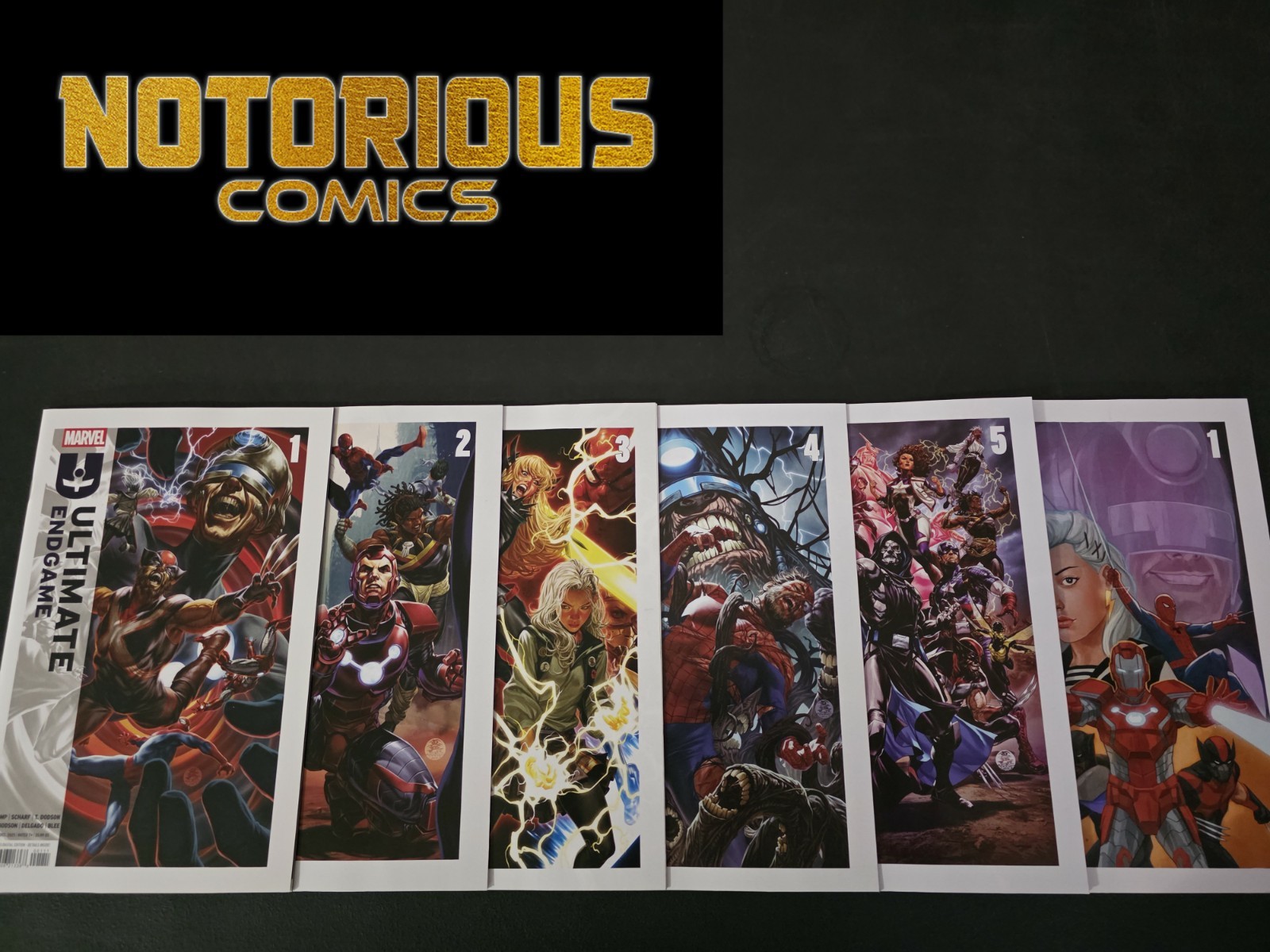 Ultimate Endgame 1-5 Finale #1 Complete Comic Lot Run Set Marvel Collection