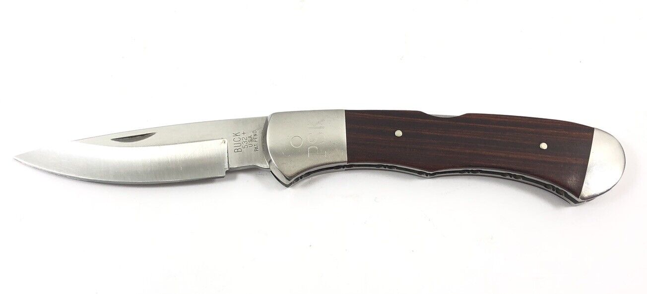 Vintage Buck 532+ Cocobolo Handle Custom Folding Pocket Knife Engraved 1720-RX