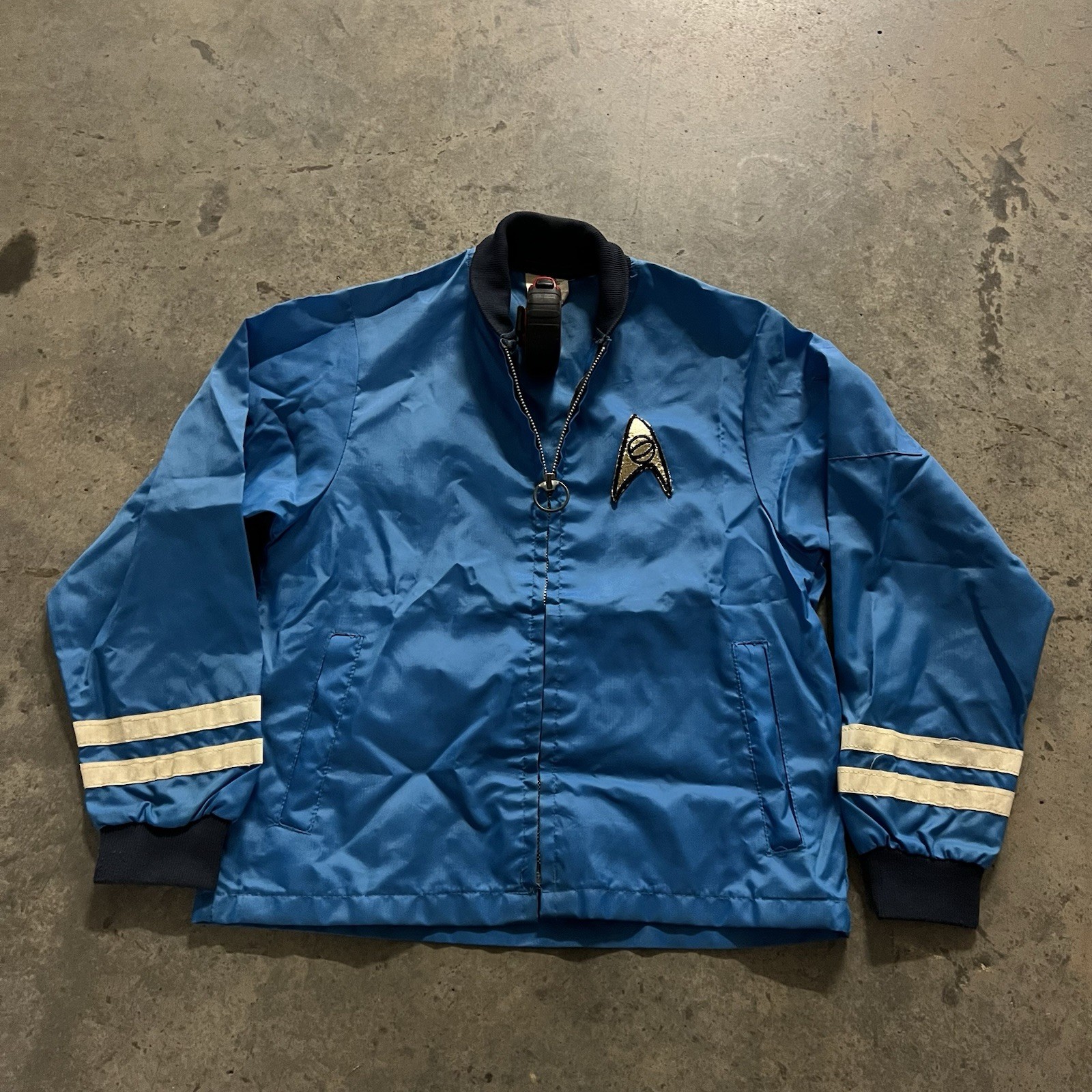 RARR Vintage 80s Star Trek Mr. Spock Jacket  Size Small   18x21 Movie Promo