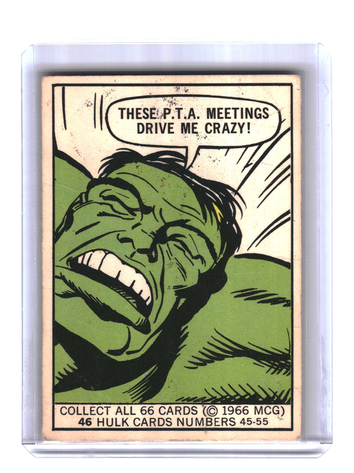 1966 Donruss Marvel Super Heroes #46 These P.T.A. meetings drive me crazy