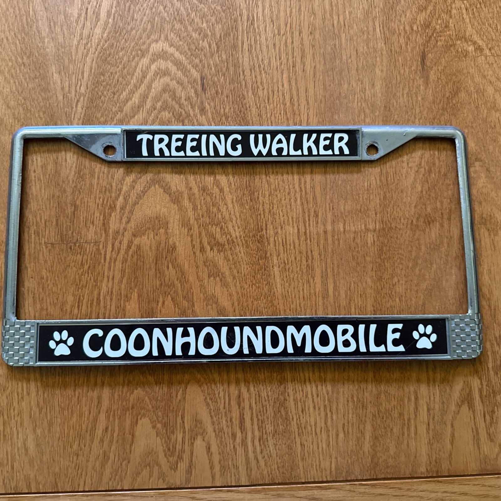 License plate frame Treeing Walker Coonhound mobile