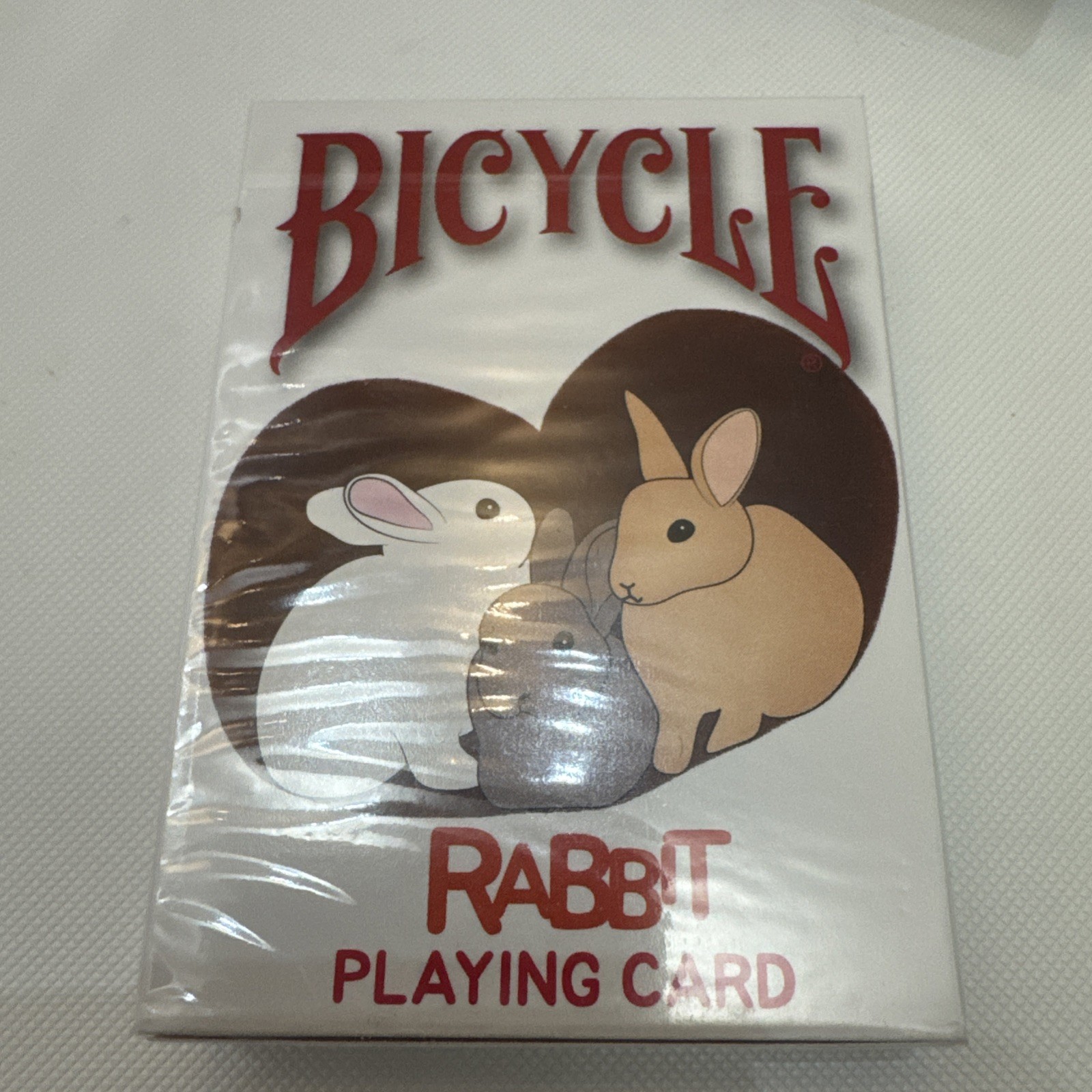 Rabbit Bicycle Playing Cards