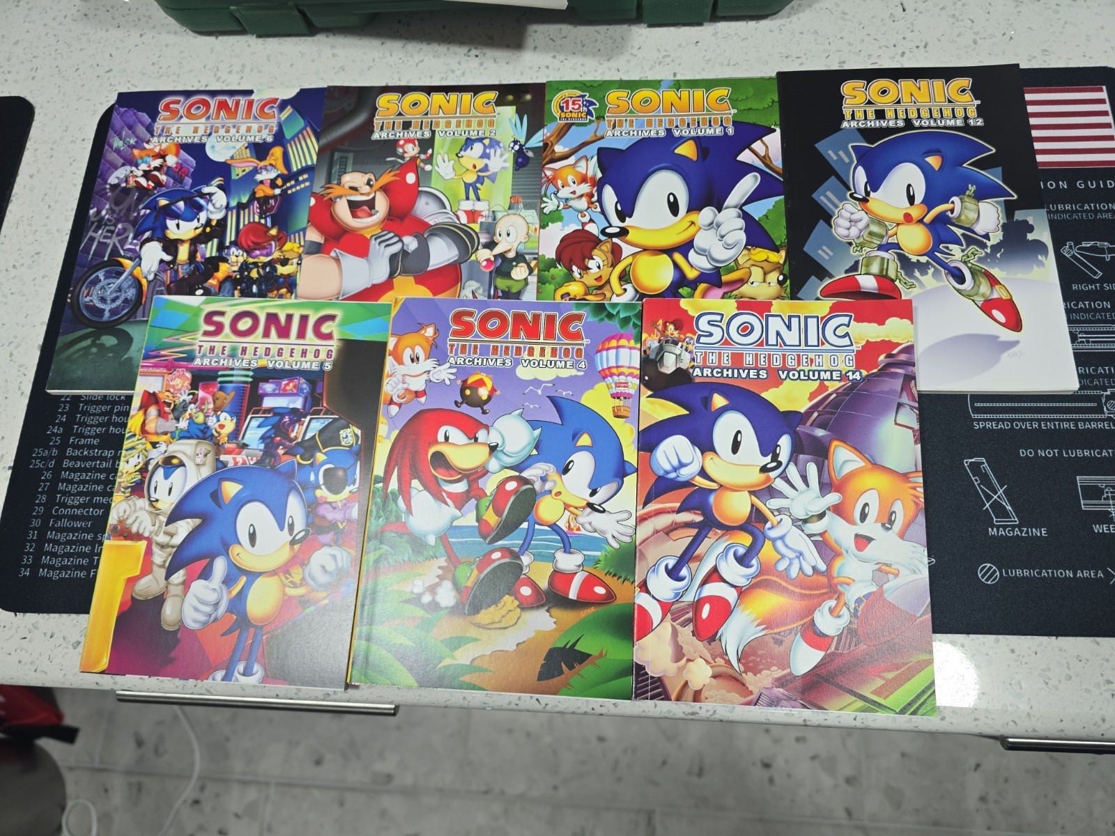 SONIC THE HEDGEHOG ARCHIVES 1 2 4 5 6 12 14 ARCHIE TPB COMIC GALLAGHER 2009 NM