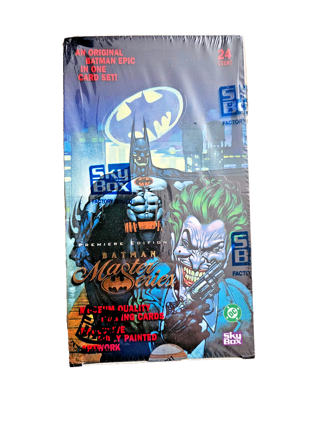 1996 SKYBOX DC BATMAN MASTER SERIES FACTORY SEALED BOX * RARE * HOBBY BOX