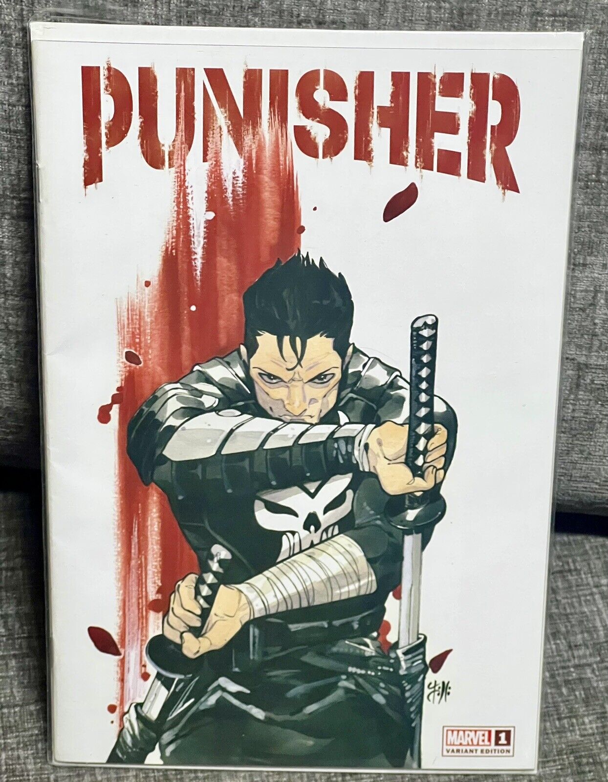 Punisher #1 - Peach Momoko Variant Set - Trade Dress + Virgin - 2022 Marvel