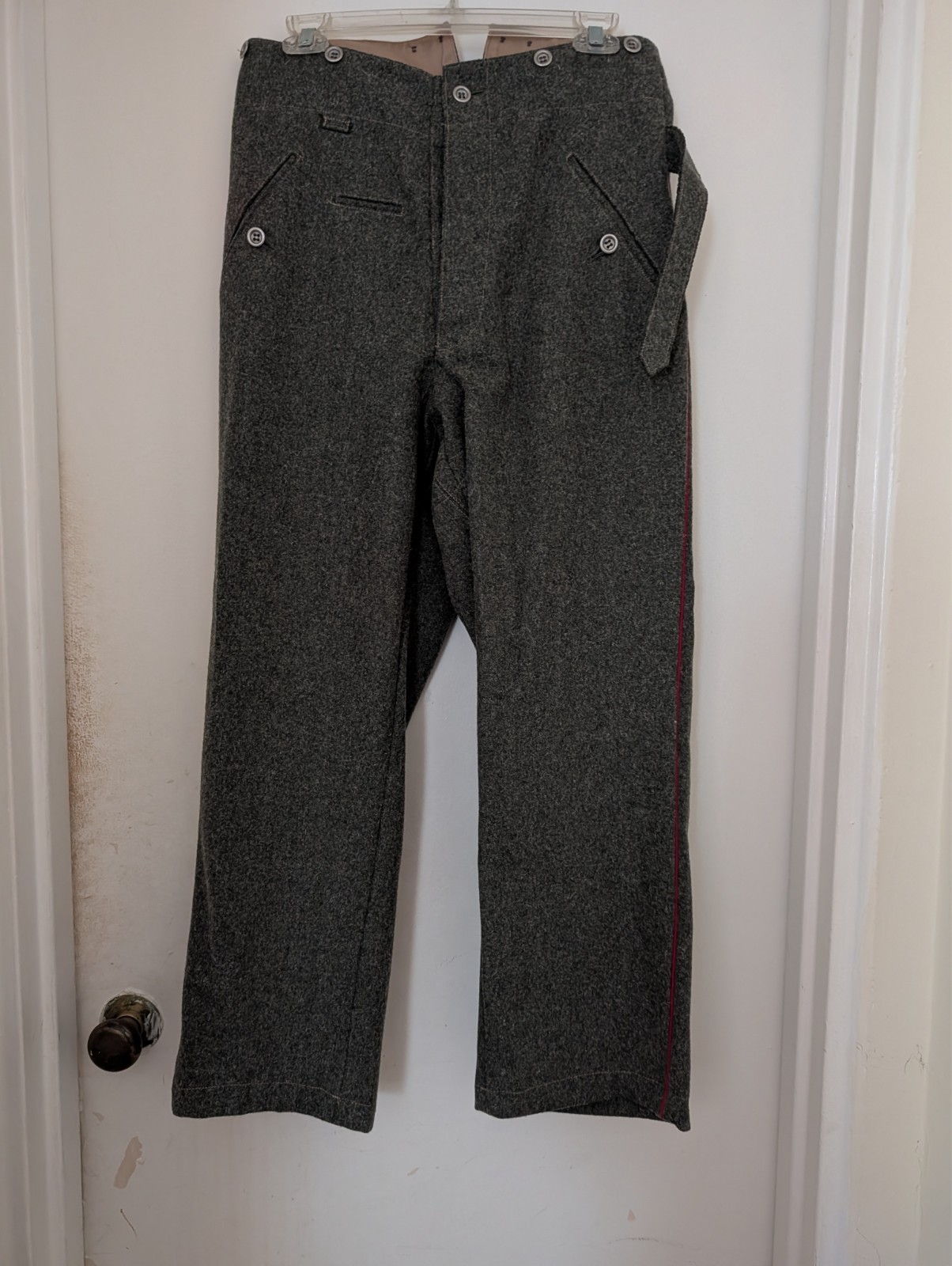 WW1 German Empire Trousers Reproduction - Feldgrau M1907 - 30x27 Custom Inseam
