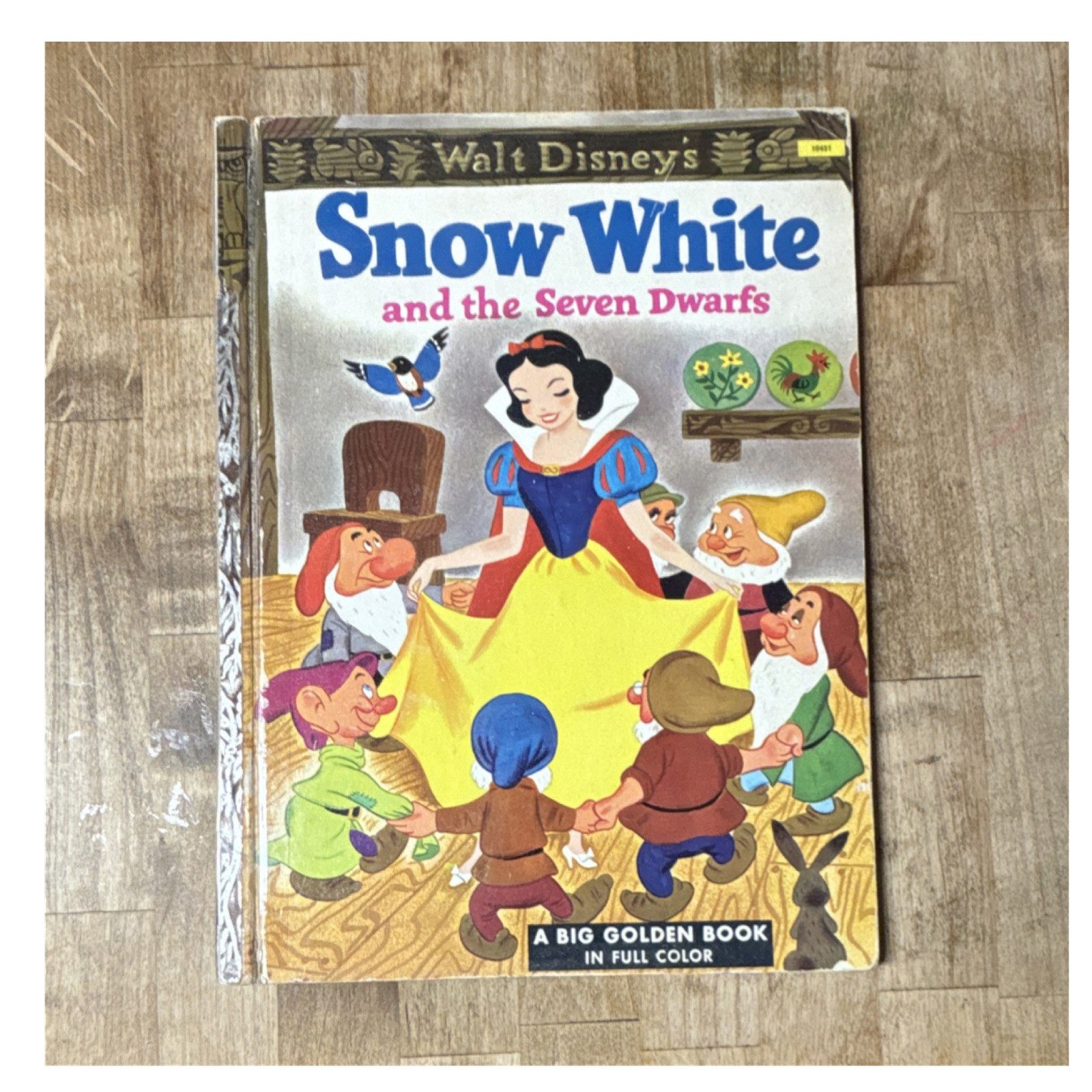 Disney Snow White and the Seven Dwarfs 1952 Big Golden Book
