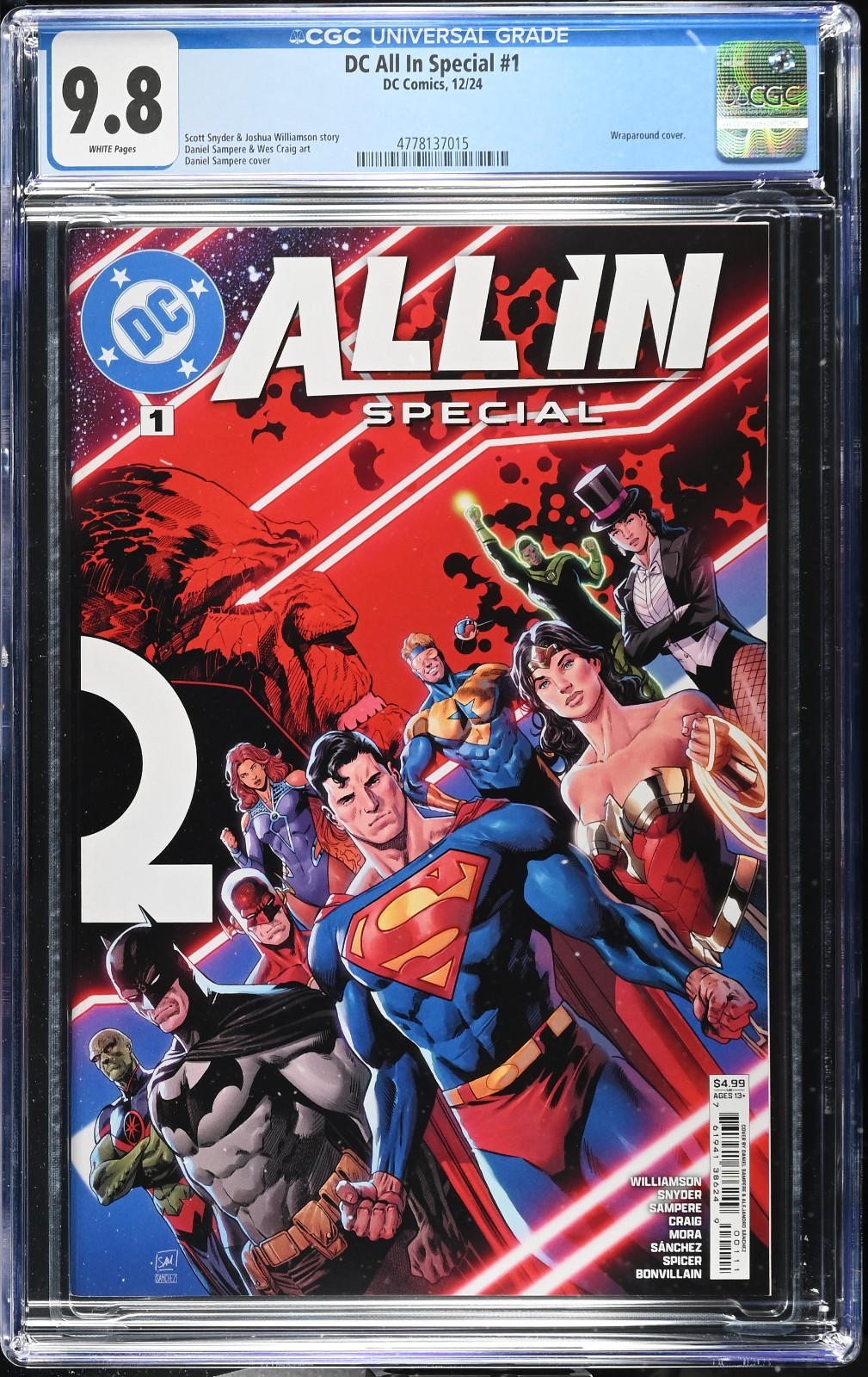 Dc All in Special #1 CGC 9.8 1st Print 1stAbsolute Batman Wonder Woman Superman Dc All in Special #1 CGC 9.8 1st Print 1stAbsolute Batman Wonder Woman Superman