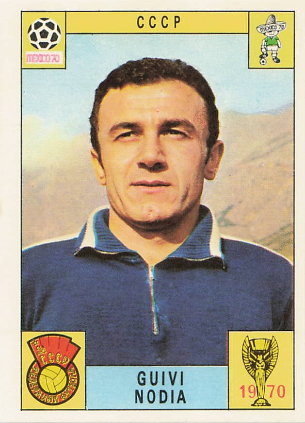 1970 Panini World Cup Mexico 70 - Guivi NODA - CCCP - Green Back Rare