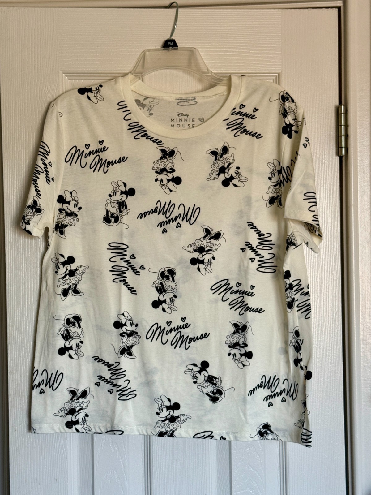 Disney\'s Minnie Mouse Cropped Women\'s T-Shirt Size L NEW