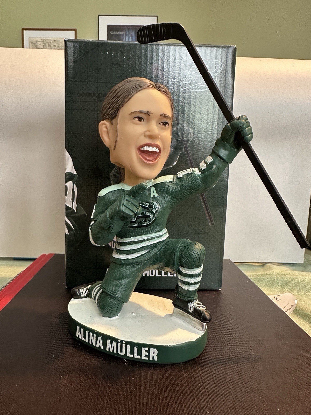 Alina Müller Bobblehead Tsongas Center Exclusive PWHL Boston Fleet Hockey -Boxed