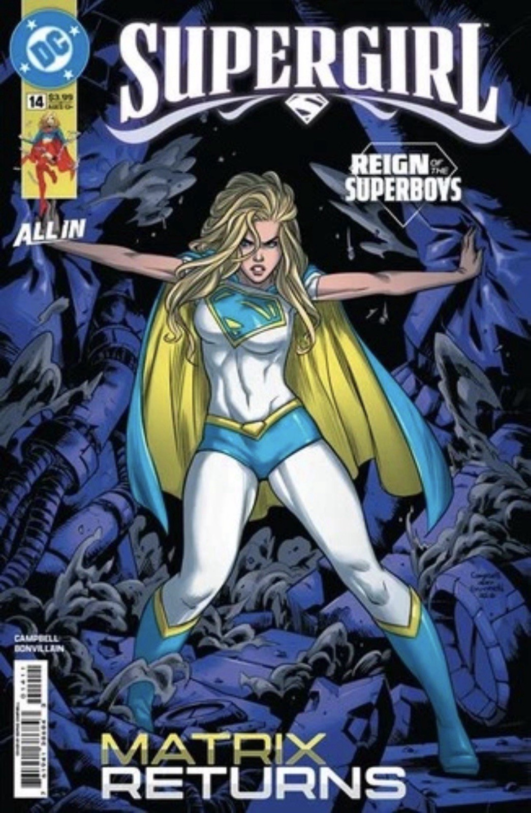 Supergirl #14 CVR A Sophie Campbell DC Comics (Reign of The Superboys) 2026