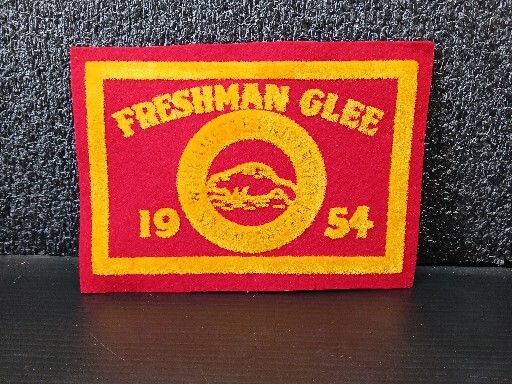 Vtg Willamette University Salem Oregon Freshman Glee Club Felt Patch 1954 4.5x6