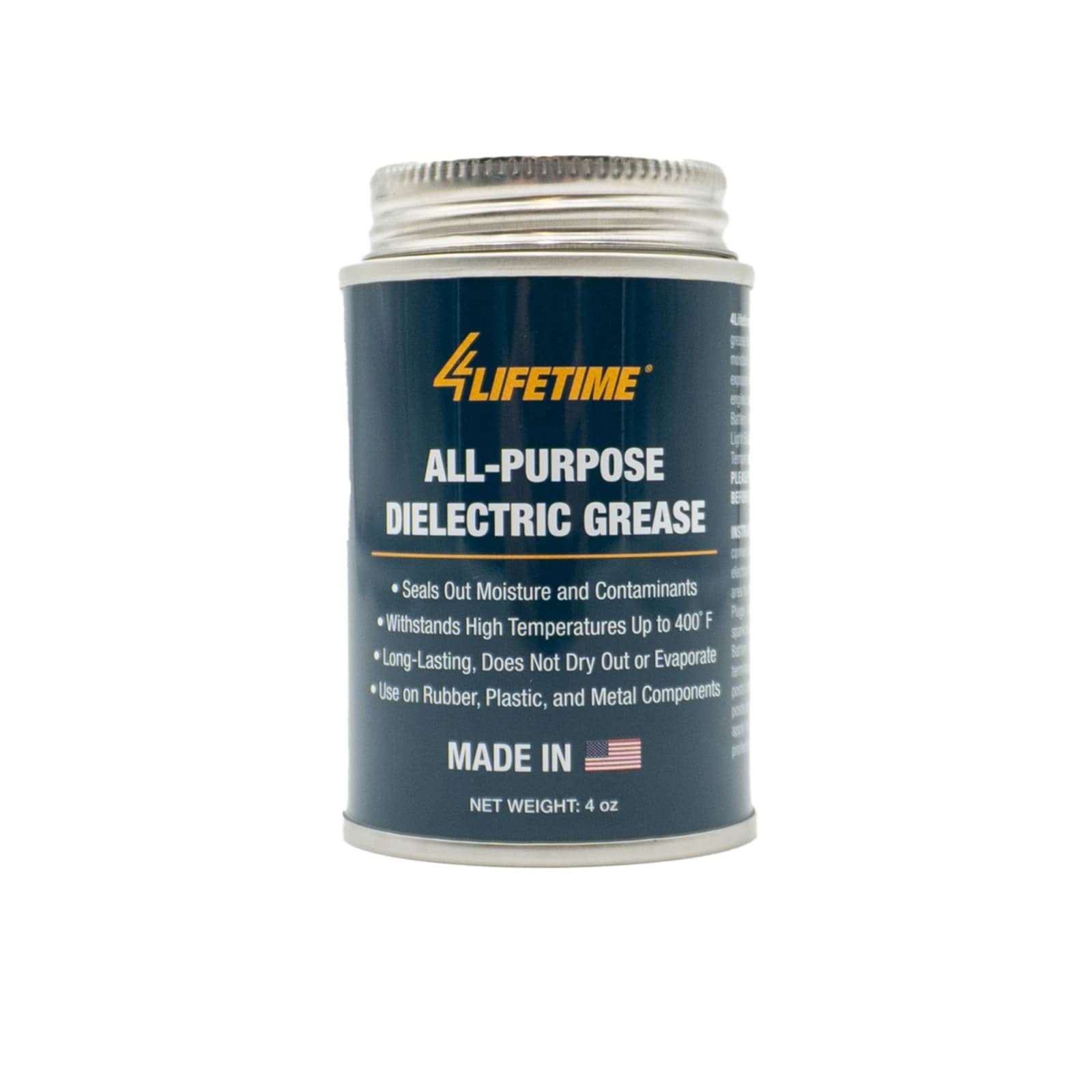 4LifetimeLines Silicone Dielectric Grease 4oz Brush Top Electrical Connectors