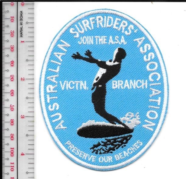 Surfing Australia Surfriders Association ASA Victoria Branch Patch