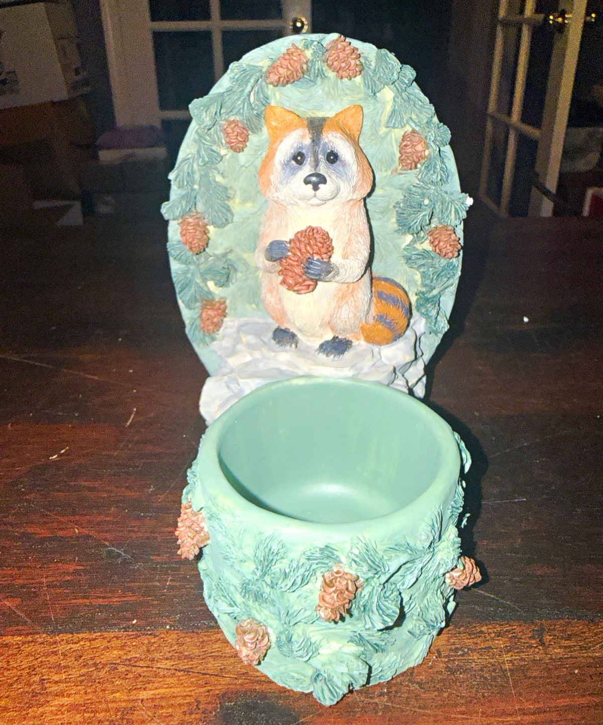 Dakin Lou Rankin Lights of the Forest Fox Figurine Candle Holder #2332