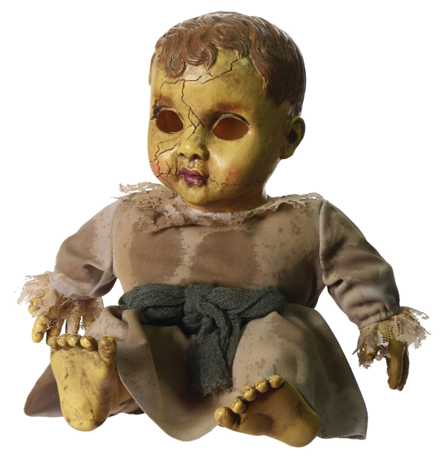 Creepy Gothic Horror HAUNTED BABY DOLL Spooky Halloween Decor Haunted House Prop