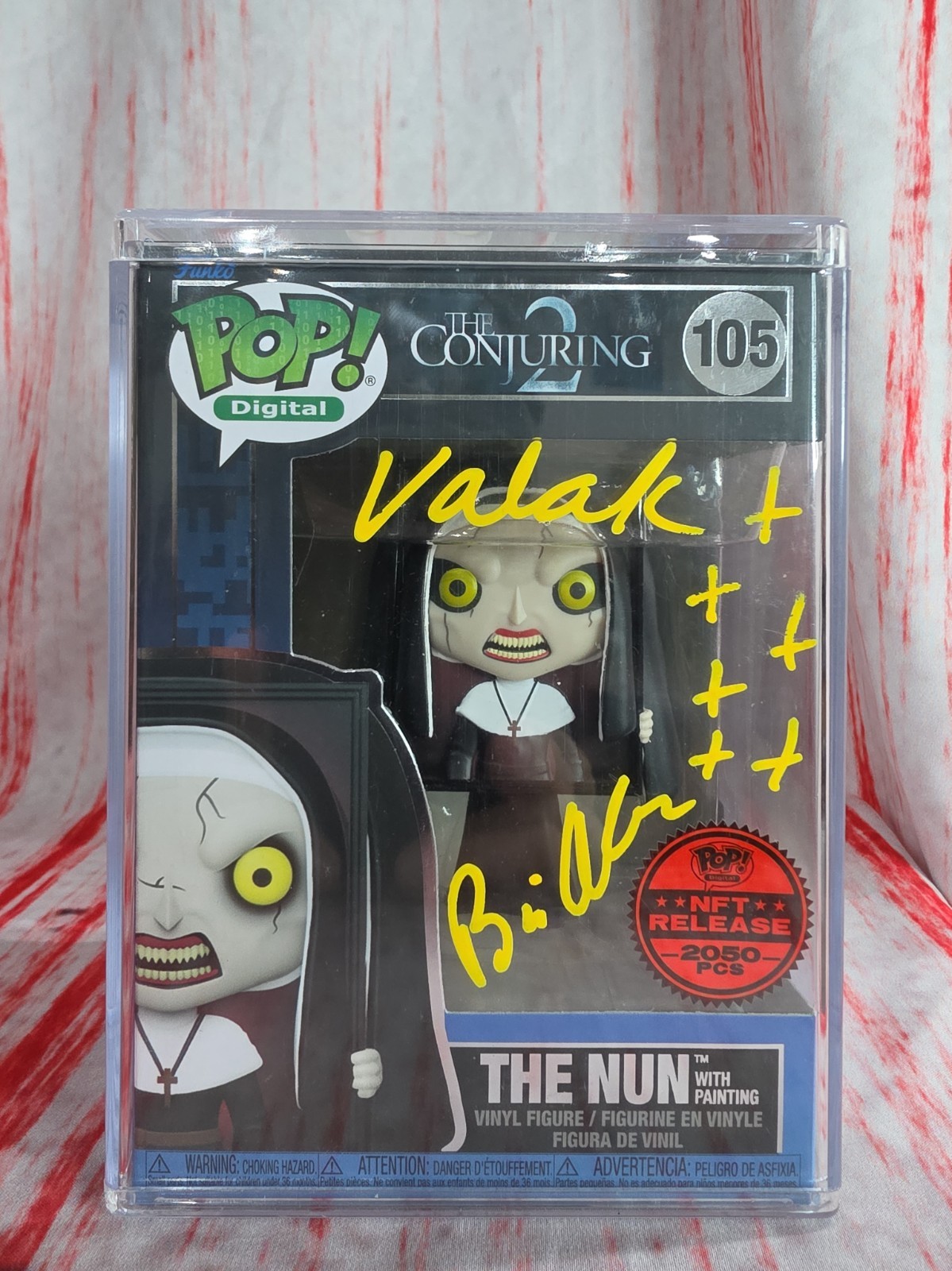 Bonnie Aarons Signed Nun Pop Digital Funko With Hardstack And COA