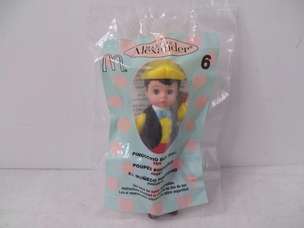 Madame Alexander McDonald\'s Pinocchio Boy Doll #6 Happy Meal 2004 Brand New