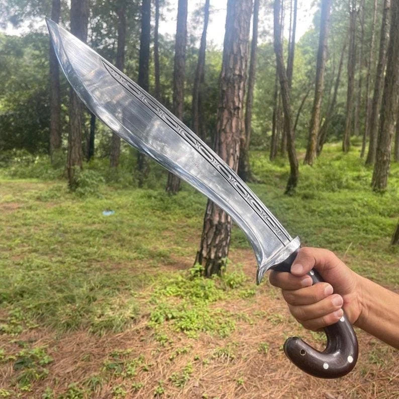 Custom Handmade Stainless steel sword Cosplay Falcata sword Replica