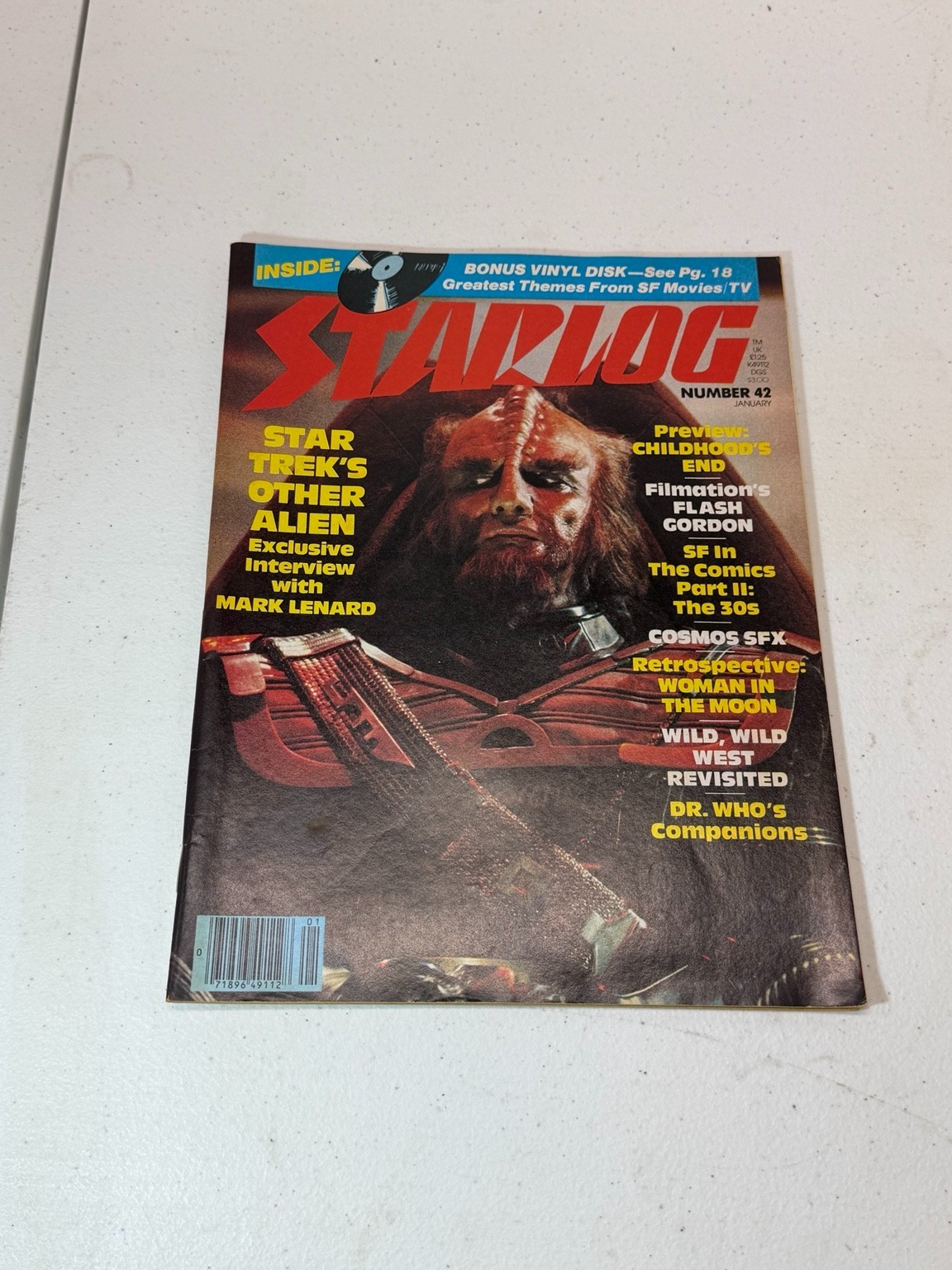 Starlog #42 January 1981 Star Trek Klingon Mark Lenard Flash Gordon Vintage