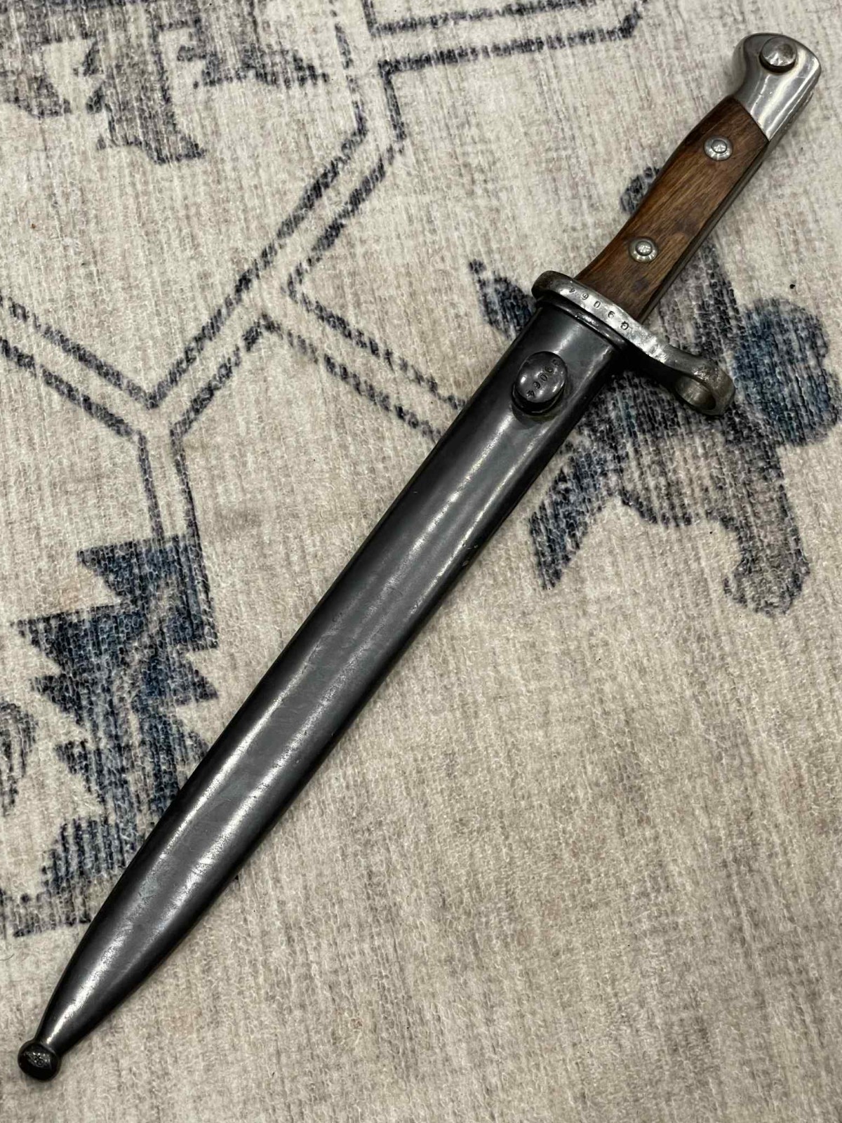 WW1 WWI Military Chilean Chile M1895 GERMAN MADE WKC Solingen Mauser Bayonet