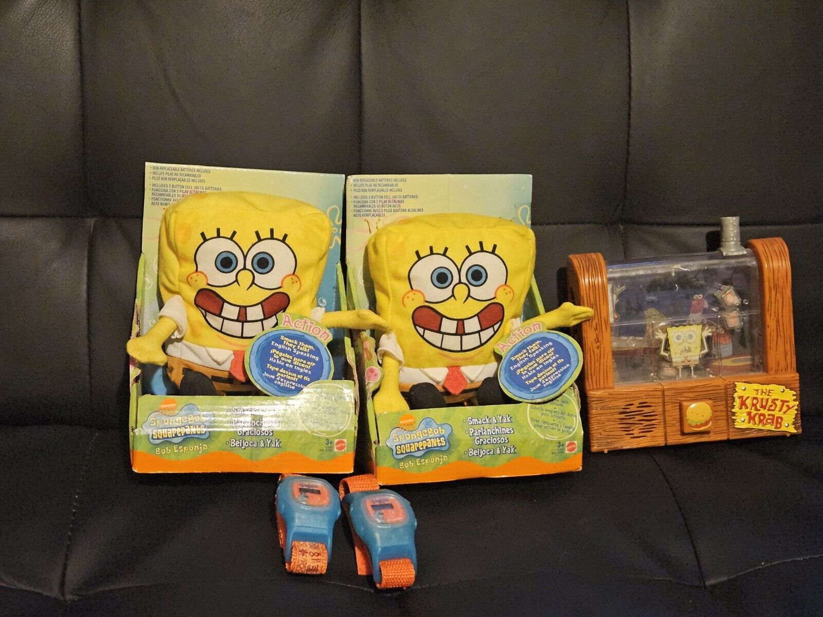 Early 2000s Vintage Spongebob Toy Lot