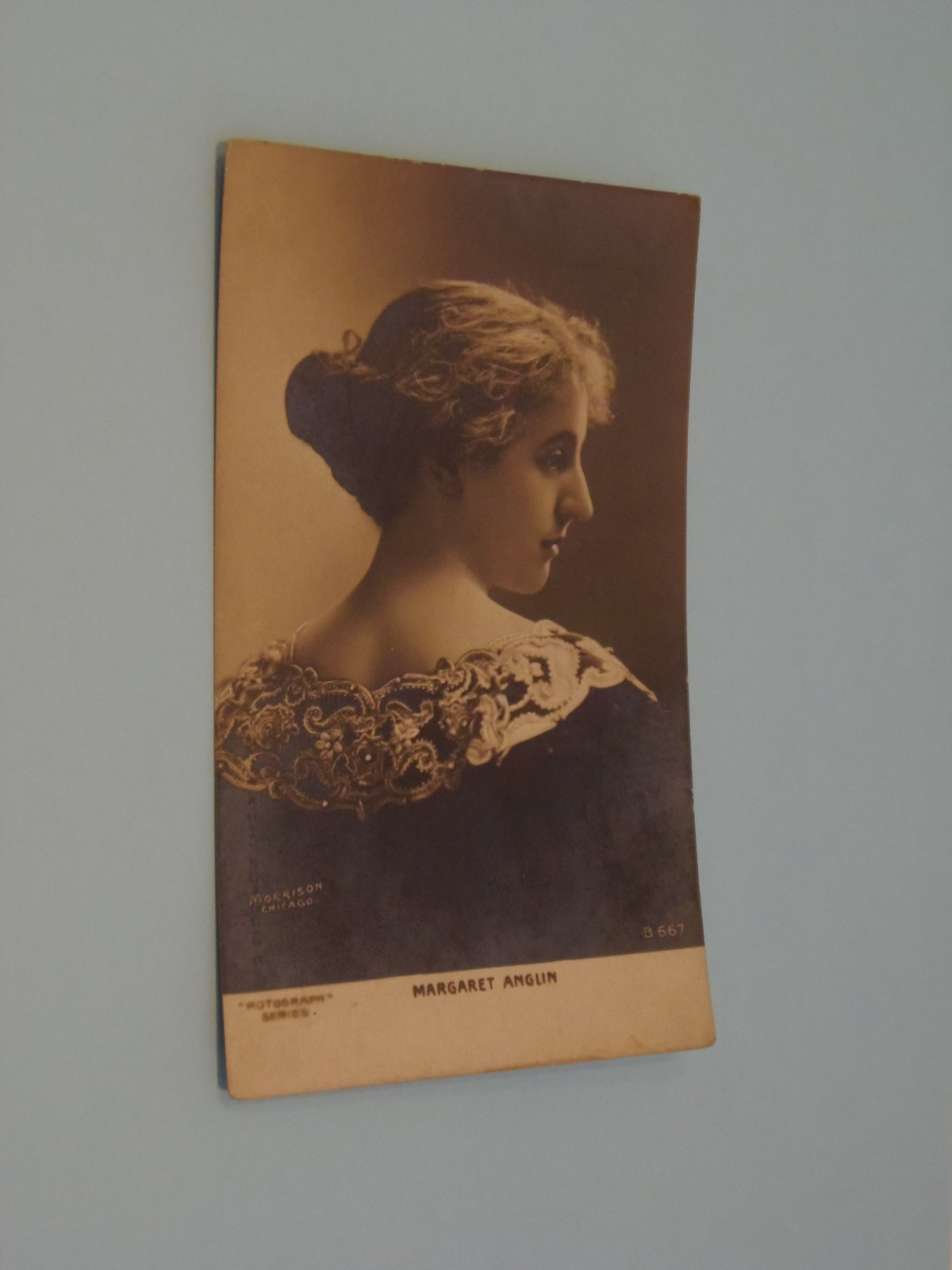 Margaret Anglin Canadian Actress Real Photo Postcard Margaret Anglin Canadian Actress Real Photo Postcard