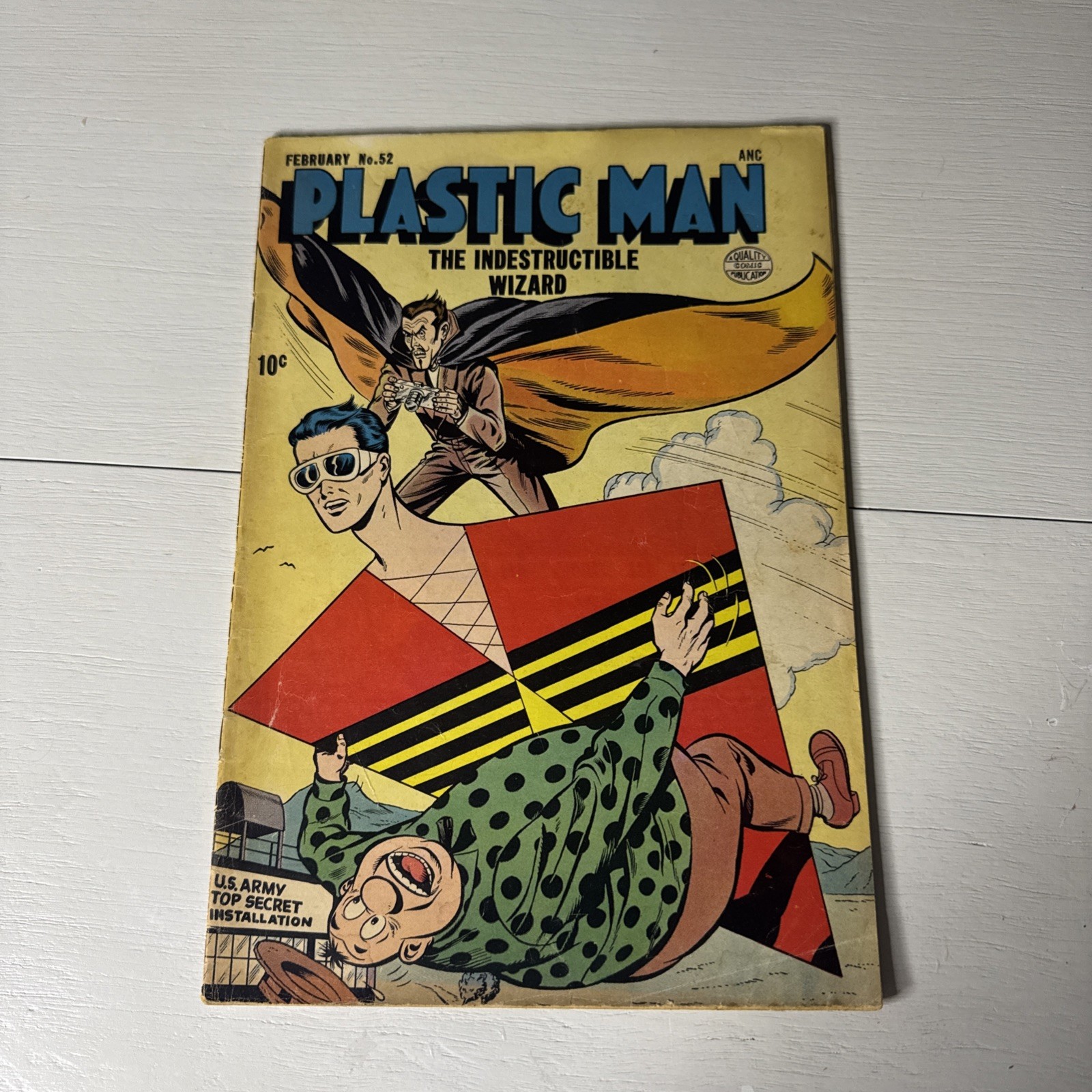 Plastic Man #52 1955 Published by Comic Magazines, Sparta Illinois