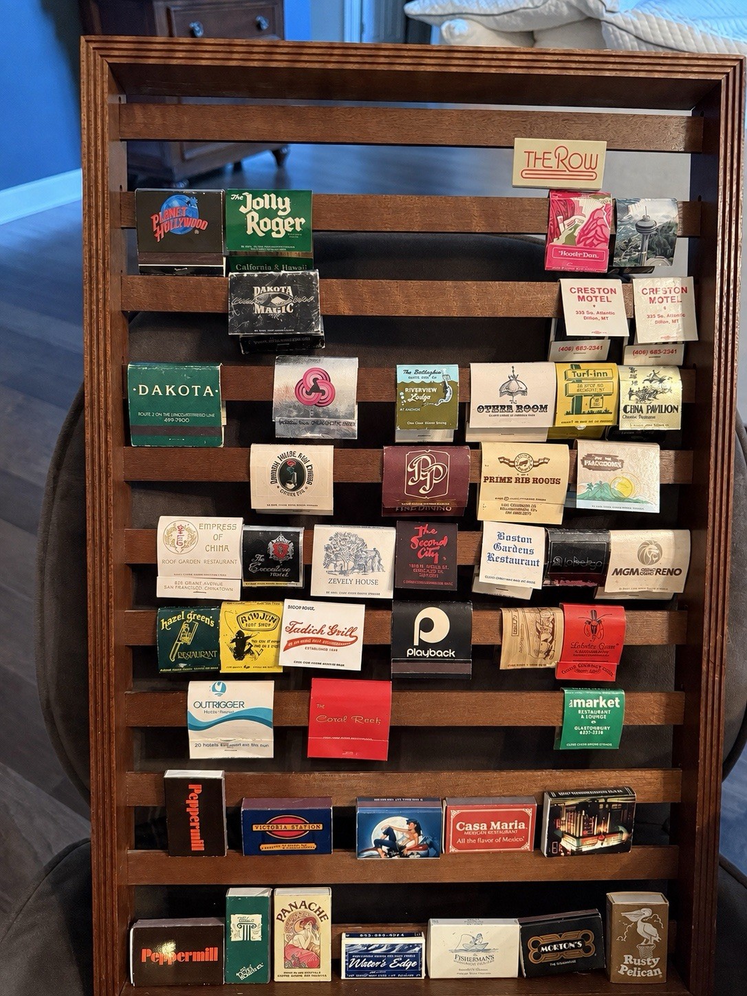 Vintage RARE Matchbook & Matchbox Collection S (Display Frame sold separately)