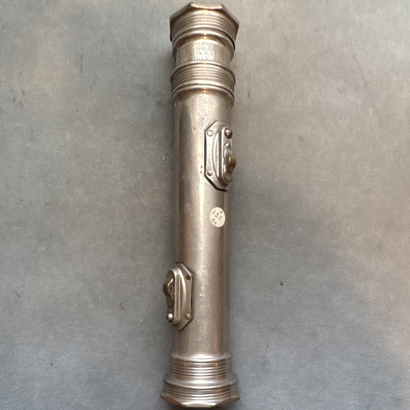 RARE Vintage 1920s Yale Electric Corp Dual Switch Flashlight Double Lens 10.5 RARE Vintage 1920s Yale Electric Corp Dual Switch Flashlight Double Lens 10.5