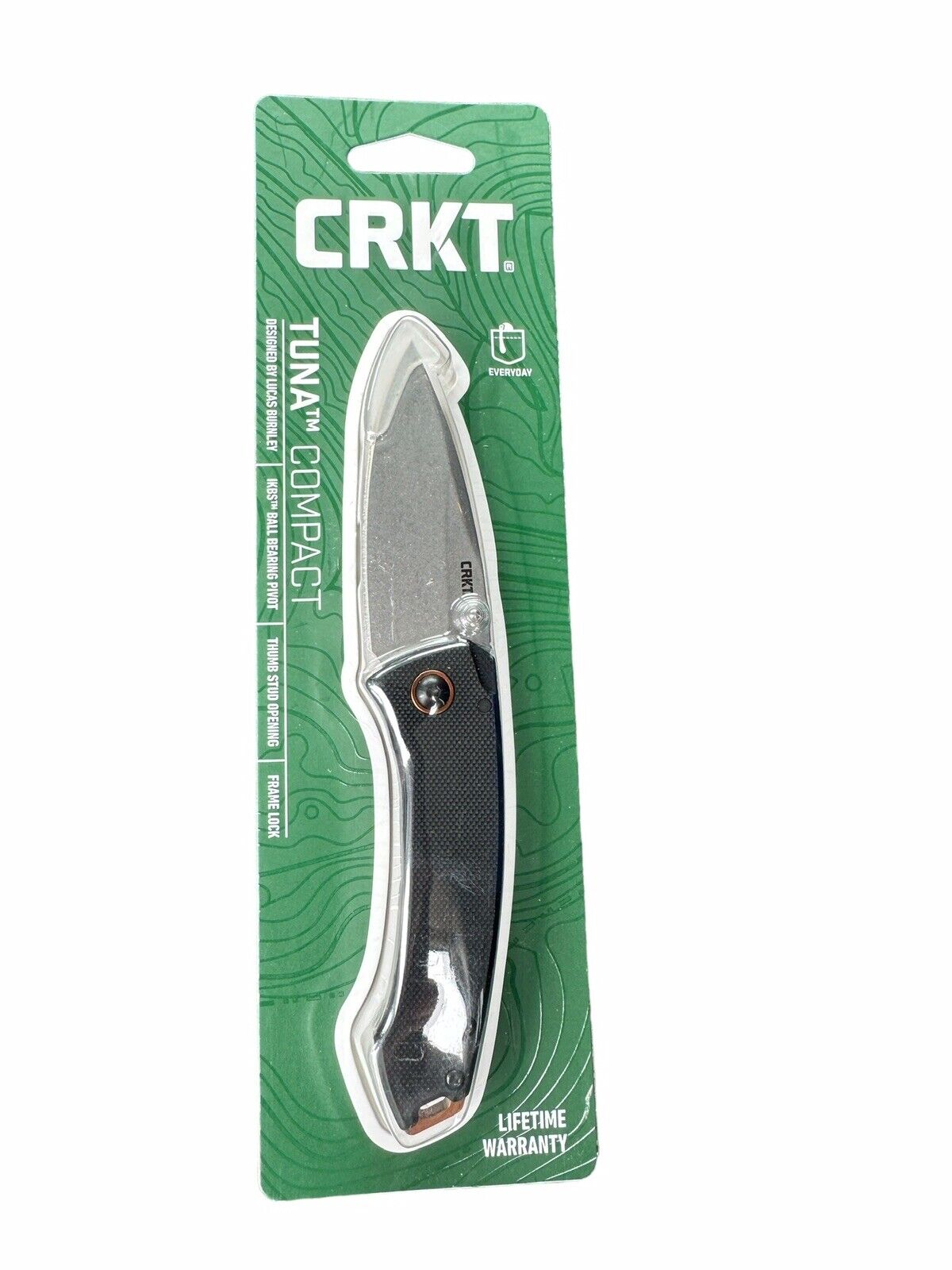 CRKT Lucas Burnley Design 2522 Tuna Compact Folding Pocket Knife