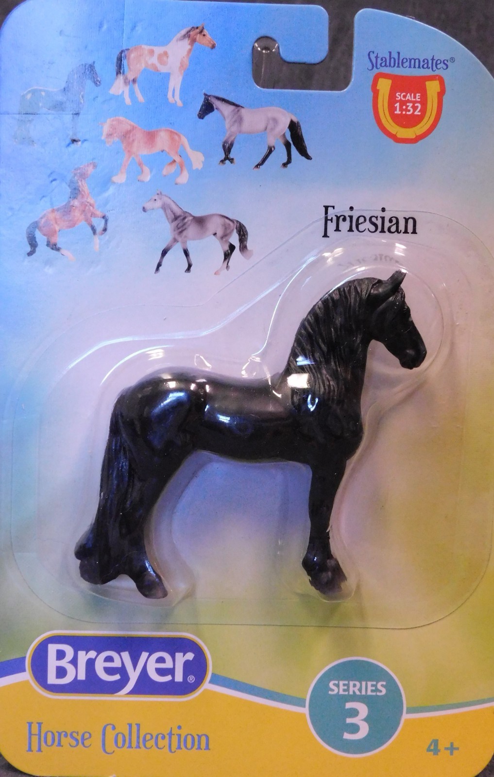Breyer NEW * Black Friesian * 2026 NIP Django Standing Stablemate Model Horse