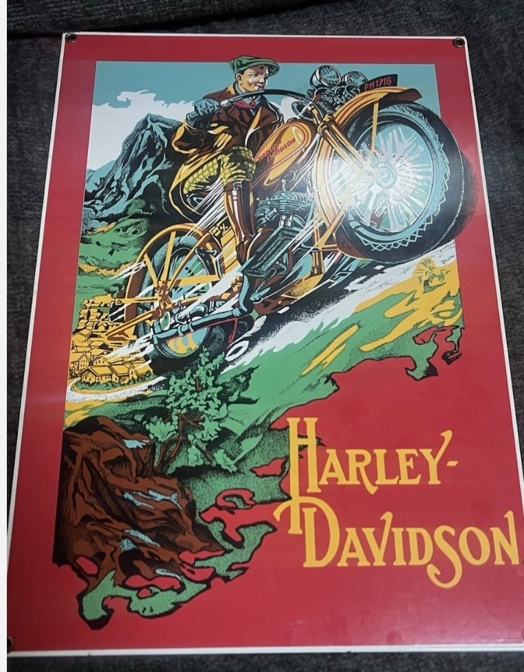 HARLEY DAVIDSON PORCELAIN SIGN “VINTAGE”